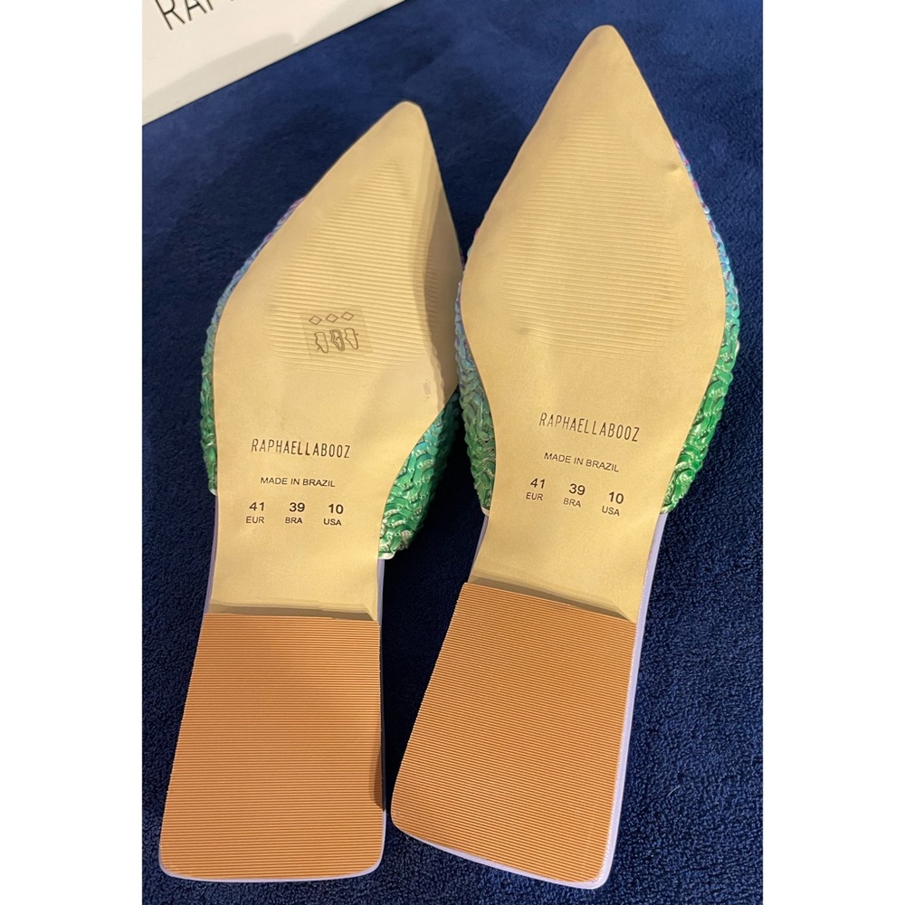 Anthropologie x Raphaella Booz Pointed-Toe Raffia Mules
NWT SZ 10 - Picture 10 of 14